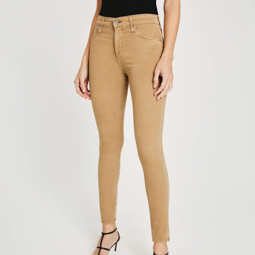 AG The Farrah High Waist Skinny Ankle Jeans